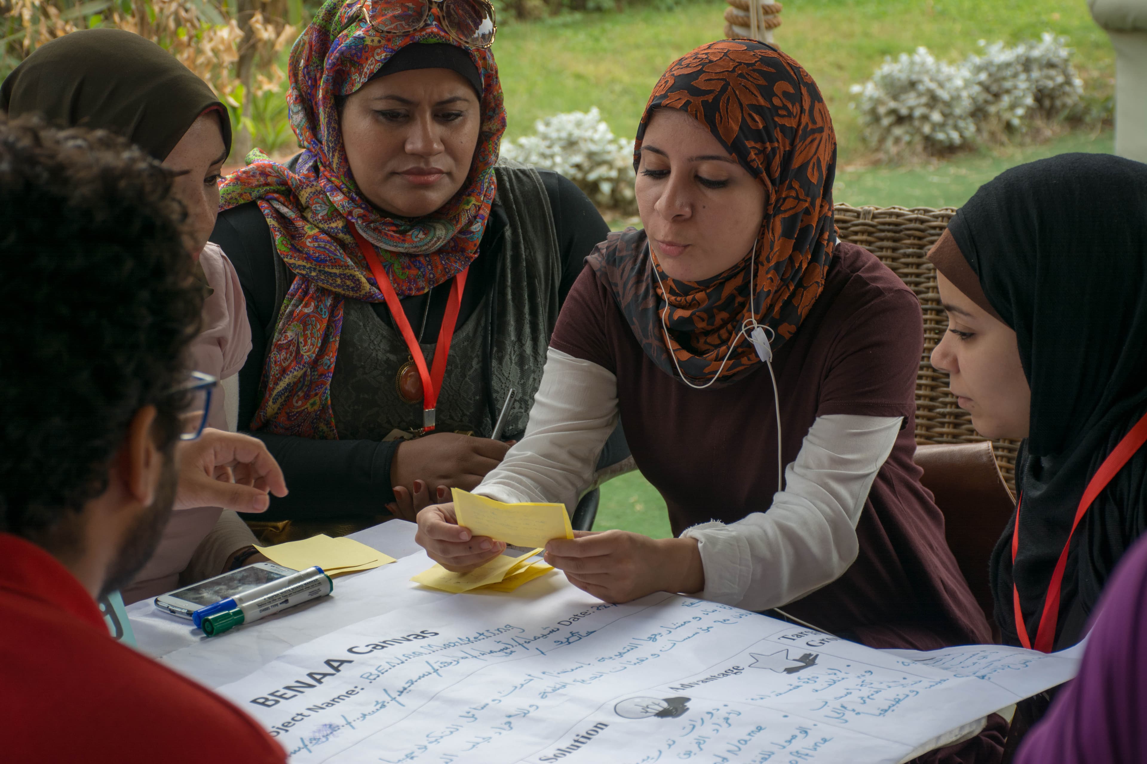 Women leading in water
